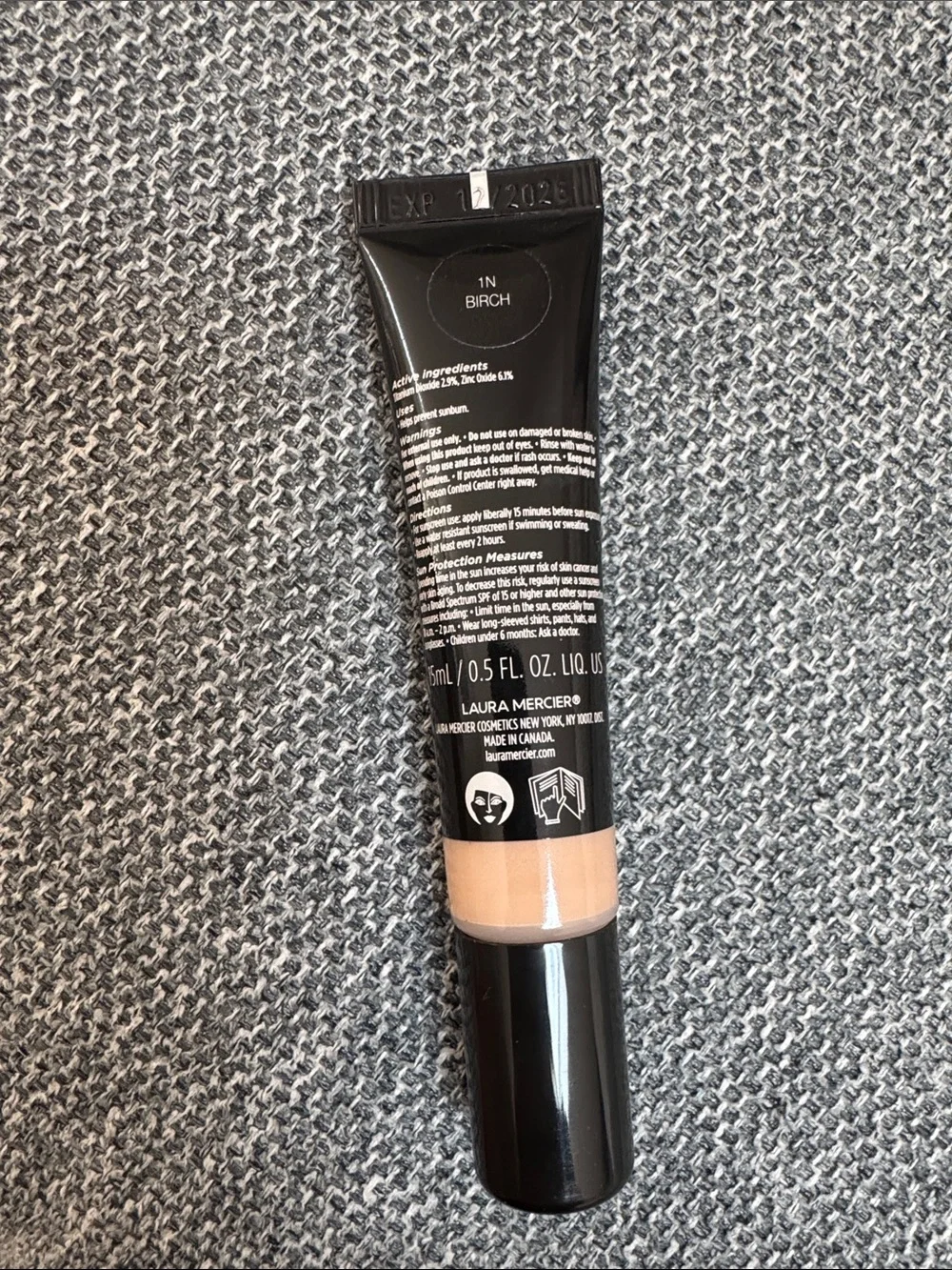 NEW Laura Mercier tinted moisturizer blurred matte spf 30 color 1N Birch travel